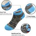 Kids Socks Boys Girls Ankle Striped Athletic Heel Tab No Show Low Cut Socks 12 Pairs 1-14 Years (Gray)