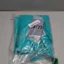 Choice Marts Merchandise Thank You Bags 100 Teal Color 9"x12" Size 1.5Mil Thick With Handles
