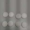 8 Pcs Shower Curtain Weights, Silicone Wrapped Heavy Duty Shower Curtain Magnets, Curtain Weights Heavy Outdoor, Prevent Curtain Liner from Blowing Around, Work for Drapery, Flag, Tablecloth(4 Pairs)