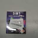 nocmosi Screen Mirroring Adapter, 2026 Upgrade 3 in 1 Wireless Carplay Mirror Link Adapter for Cars with Built-in Wired Carplay Plug, Compatible with iPhone Phone/Airplay/Android Auto(for iPhone,1pc)