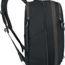 Osprey Daylite Expandable 26+6 Travel Pack, Black, 16.9H x 13W x 6.3D in