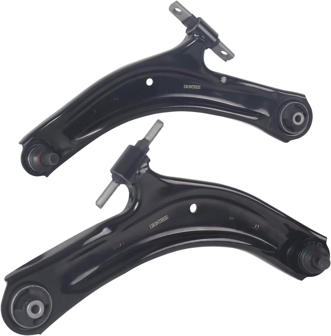 IRONTREE 2Pcs Front Left & Right Lower Control Arm K621452 K621453 and Ball Joint Assembly for Nissan Rogue 2008-2013 2.5L & Nissan Rogue Select 2014-2015 2.5L, Suspension Kit MS30194 MS30195