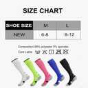 2 x YAGAXI Men's Baseball Soccer Softball Knee-High Socks - 2 Pairs Compression Multi-sport Tube Athletic Socks for Youth & Adult (Blue, M)