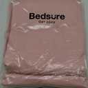 Bedsure Twin Comforter Set Pink for Women - Bed in a Bag Twin Size 5 Pieces, GentleSoft Pintuck Bed Set Gift for Family, Pinch Pleat Pink Comforter with Sheets, Pillowcase & Sham