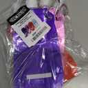 USA Merchant | Collapsible Reusable Water Bottle with Carabiner Clip Light Weight Leak Proof Foldable Drinking Water Bottle Non Toxic BPA Free - 16.9 oz 4 Pack (Pink, Purple, Red, Clear)