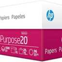 HP Printer Paper | 8.5 x 11 Paper | MultiPurpose 20 lb | 3 Ream Case - 1500 Sheets | 96 Bright | Made in USA - FSC Certified | 112530C