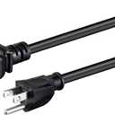 Monoprice 3-Prong Power Cord - 6 Feet - Black | NEMA 5-15P to IEC 60320 C19, 14AWG, 15A, for Powering Computers, Servers, and Other Network Devices