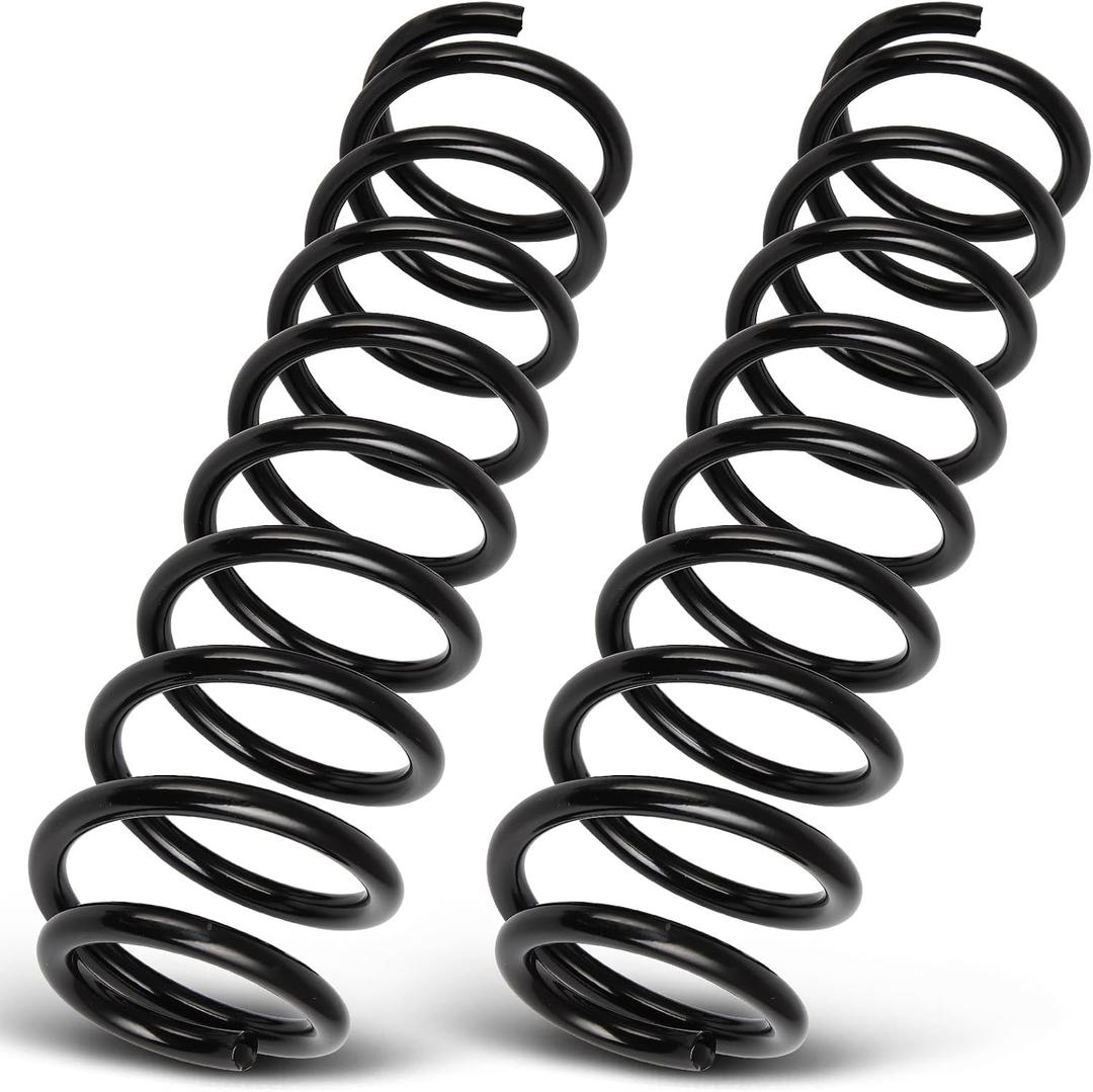 AUTOMUTO 2PCS Front Suspension Coil Spring Set Compatible with 2007-2017 for Jeep Wrangler - Replace 81222 Coil Springs