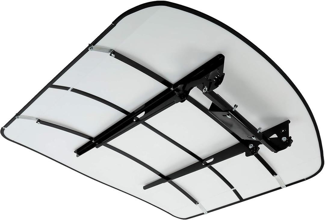 HECASA White Tractor Canopy Compatible with All ROPS 48-3/8" X 48-3/8" Equipped Tractors and Mowers with a 2" x 2" or 2" x 3" ROPS (Will Add About 4'' to The Height of The Tractor) HECASA White Tractor Canopy Compatible with All ROPS 48-3/8" X 48-3/8" Equipped Tractors and Mowers with a 2" x 2" or 2" x 3" ROPS (Will Add About 4'' to The Height of The Tractor)