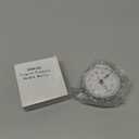 Hicarer 2.8 Inch/ 70 mm Quartz Clock Insert, Gold Trim, Arabic Numeral, Quartz Movement (Silver Trim)