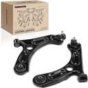 A-Premium 2 x Front Lower Control Arm with Ball Joint & Bushing, Compatible with Hyundai Elantra 2017-2020, Elantra GT 2018-2020, Kona 2018-2023 & Kia Forte 2019-2023, Forte5 2020-2023
