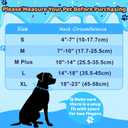Grand Line Donut Inflatable Collar for Dogs and Cats, Soft Recovery Dog Cone After Surgery, Protective Pet Neck Cone for Small, Medium, Large Dogs, Not Block Vision (Blue, S) 