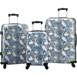 Bioworld Harry Potter 4 Wheel 3 Piece Luggage Set