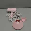 Hair Dryer with Diffuser, CONFU Hair Dryers for Women, Blow Dryers for Men, Hairdryer with Diffuser Attachment, Portable Lightweight Fast Drying Negative Ion Hairdryer for Home (Pink)