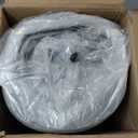 HOMFINE Folding Sofa Bed - Convertible Sleeper Chair with Pillow, Fold Out Couch, Memory Foam Floor Mattress, Futon Couch, Lazy Sofa for Living Room/Dorm/Guest Room/Home Office, Grey, Queen Size