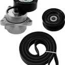 Serpentine Belt Tensioner Kit Compatible with Nissan Rogue 2008-2013, Rogue Select 2014-2015 - 2.5L L4 DOHC, Replace 90k-38284