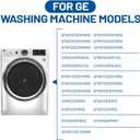 WH05X29521 Washer Door Gasket for GE GFW550SSN0WW GFW550SSN2WW GFW550SSN5WW GFW550SSN1WW GFW550SPR5RS GFW550SPN0DG GFW550SPR4RS GFW550SSN4WW GFW550SSN3WW GFW510SCN0WW GFW510SCV0WW Gasket Seal