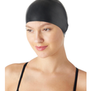 WHALE Swim Cap for Women and Men, Durable Silicone Swim Cap with Ear Protection, Unisex Adult Swim Caps for Long, Thick, Curly Hair, Dreadlocks, Braids, Weaves, and Afro Hair