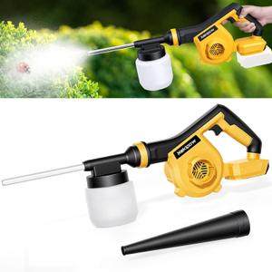 Electric Diatomaceous Earth Duster Compatible with DeWalt 20V/60V Battery (No Battery), Variable Speed, 3-in-1 Garden Dust Applicator/Blower/Vacuum Cleaner with 800mL Capacity