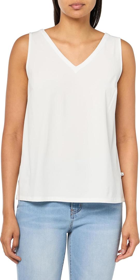 Eddie Bauer Women's Women's Petite Departure Vneck Tank Solid, XS