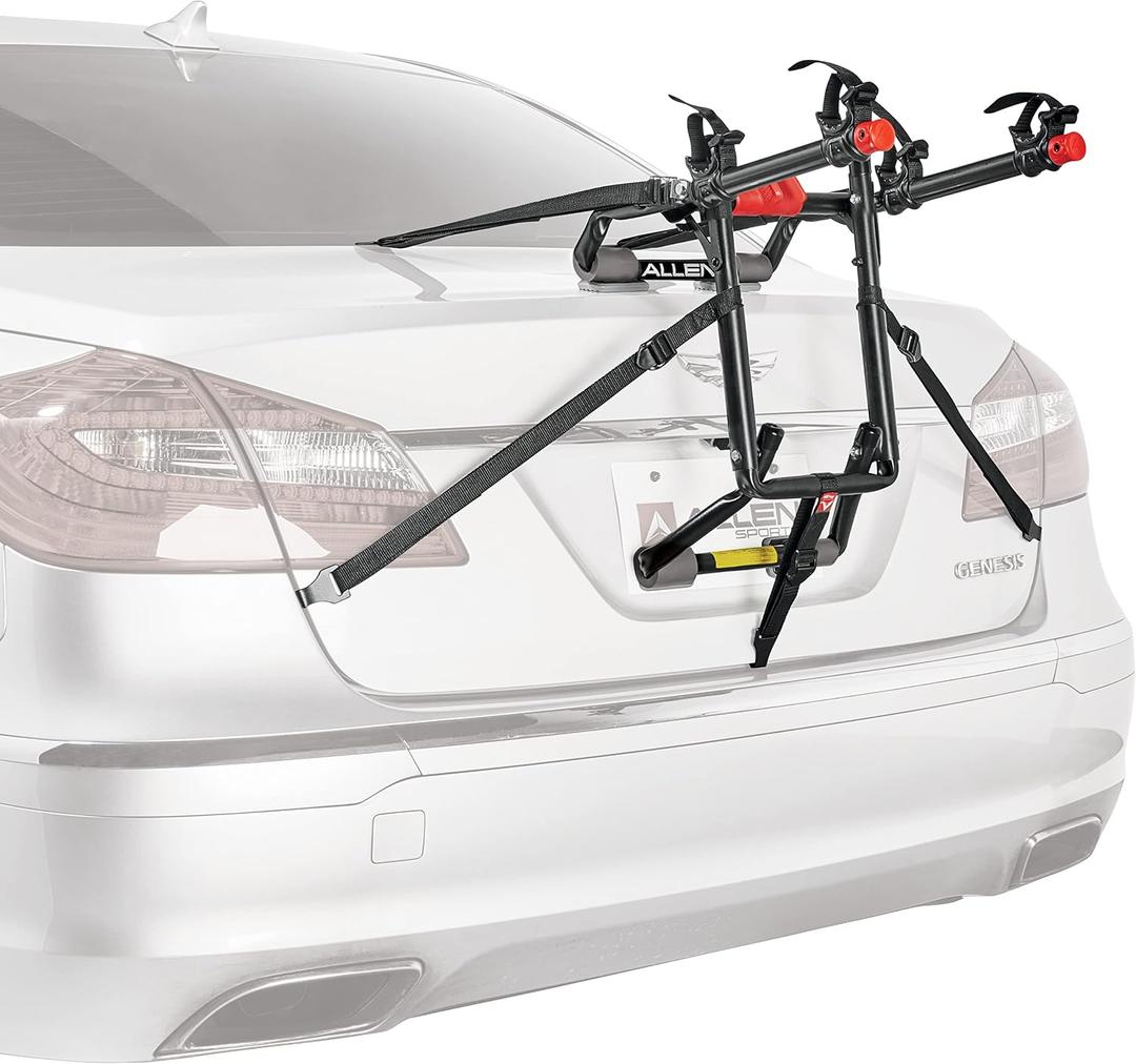 Allen Sports Deluxe+ 2-Bike Trunk Mounted Carrier