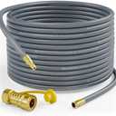 NUPICK 48FT 3/8" Natural Gas Hose,Natural Gas Quick Connect Hose with Quick Connect Fitting，Natural Gas Conversion Kit for Grill, Patio Heater, Pizza Oven, BBQ