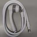 High Pressure RV Shower Head with Hose and On Off Switch, 3 Flow Rate for Saving Water, White