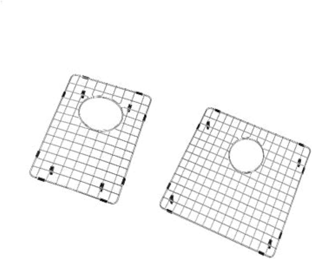 Starstar 60/40 or 40/60 Double Bowl Kitchen Sink Bottom Two Grids, Stainless Steel, 17" x 15",15" x 11", Big-16 7/8" x 14 7/8, Small- 14 7/8" x 10 7/8
