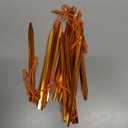 12 Pack Tent Stakes, 7075 Ground Metal Camping Aluminum Tent Pegs, Lightweight Tent Stakes Heavy Duty Spikes Camping Accessories (One Size, Apricot Orange)