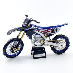 Scale Diecast Dirt Bike Motorcycle Model No. 101 Motocross Motorbike with Realistic Details, Alloy Body, Display Gift for Enthusiasts