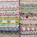 Ridhi Mix Random Hand Block Print Napkins 9" x 9" Set of 6 Reusable Cotton Dinner Napkins for Weddings, Parties & Everyday Dining, Thanksgiving, Christmas, Fall
