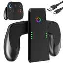 FANPL Charging Grip for Nintendo Switch 2 JoyCons Controller, Comfort Handle Grips for joycon 2 with 1 m/3.3 Ft USB Type-C Data Cable