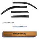 YLSCOO Window Visors Rain Guards Compatible with 2027 Telluride