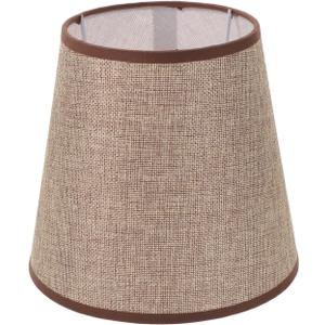 Lurrose Linen Fabric Lampshade Spider Desk Light Bulbs Side Tables Lamp Shade Small Tablecloth Replacement Lamp Shades Vintage Outdoor Accessories Floor Rice Office Substitute Bell Shaped