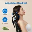 Ergonomic Office Chair with Dynamic Lumbar Support & Adjustable Headrest – High Back Desk Chair with 90° Flip-up Arms, Comfort Mesh Computer Chair for Home Office Long Hours Sitting, Black, 2 ft 2 in x 1 ft 10 in x 2 ft 0.4 in