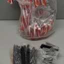 Brightown 20 Packs Solar Candy Cane Lights Outdoor Pathway, 8 Modes LED Outdoor Candy Cane Decorations Yard Lawn Driveway Walkway Sidewalk Christmas Decorations Outside (Red and White)