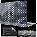 Case for MacBook Pro 14 inch (M5/M4/M3/M2/M1) Pro/Max 2026 2025 2024 2023 2021, Laptop Case Fit Model A3427/A3426/A3434/A3112/A3401/A3185/A2918/A2992/A2779/A2442, White Polka Dot