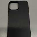 TORRAS Slim Fit for iPhone 13 Mini Case, Ultra-Thin Velvety Touch Secure Grip Case, Scratch-Resistant Slim Hard Plastic iPhone Mini 13 Case Cover,Matte Black