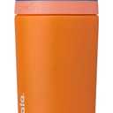 Owala Kids Flip Insulation Stainless Steel Water Bottle with Straw, Locking Lid Water Bottle, Kids Water Bottle, Great for Travel, 14 Oz, Orange and Blue (Blue Citrus)