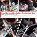 3 Packs Electrical Disconnect Pliers Automotive Electrical Connector Pliers & Fuel Line Clip Remover Tools Automotive Electrical Plug Connector Disconnect Tool/Fuel Injectors (2 Straight + 60 Dgree)