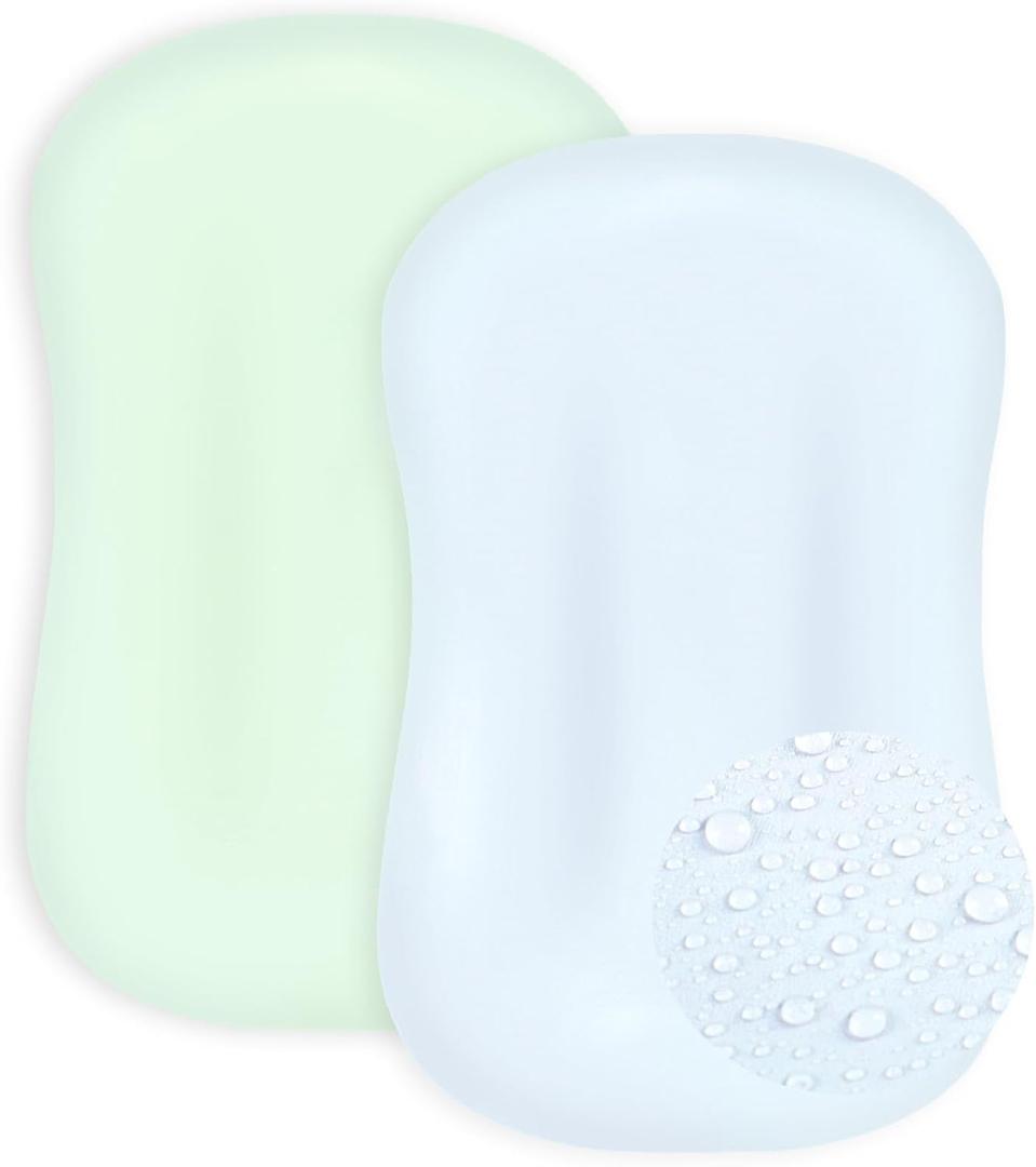 Hooyax Waterproof Baby Lounger Cover 2-Pack - Ultra-Soft Stretchable Waterproof Slipcover for Infant Loungers & Baby Nests, Skin-Friendly Newborn Lounger Cover Set - Covers Only (Insert Not Included)