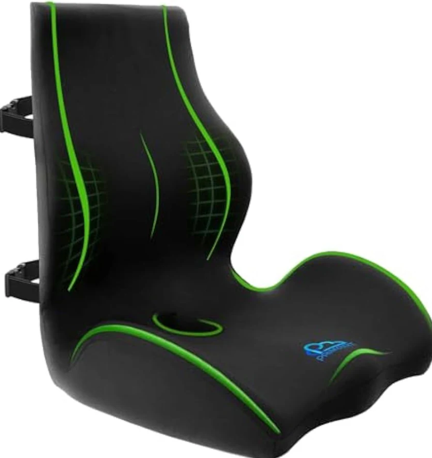 Ergonomic Memory Foam Seat Cushion for Office Chair, Car Seat, Dining, Gaming Chair & Wheelchair, Full Back & Lumbar Support Pillow One Piece, Back Pain Relief, Coccyx, Tailbone & Sciatica Pain Relief