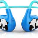 BANIGIPA Kids Headphones, Open Ear Headphones, Wireless Bluetooth 5.4 Headset w/Mic for Calling Studying Traveling, 13g Ultra-Light Comfort, 85dB Healthy Volume Control Protect Hearing, 10H Playtime