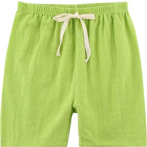 Children's Cotton Linen Shorts for Summer, Beach Vacation Shorts for Baby Boys & Girls, Colorful Linen Pants
