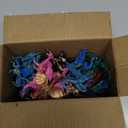 Bedwina Mini Dragon Toy Figures - (Pack of 36) 2 Inch Plastic Rubbery Dragon Figurines in Assorted Colors and Styles - Kids Toys for Birthday Party Favors, Decorations, Cupcake Toppers and Piatas