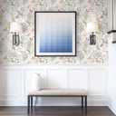 Safiyya Floral Peel and Stick Wallpaper Boho Contact Paper 17.3" x 197" Removable Self Adhesive Waterproof Wallpaper for Bathroom and Bedroom Botanical Modern Wall Paper Pink