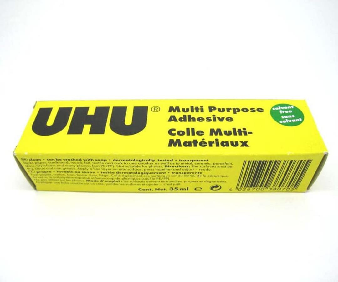 UHU All Purpose Adhesive 35ml Solvent Free (Pack of 3)
