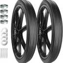20x2.125" Replacement Flat-Free Tire for Wheelbarrow Wheel Carts,Big Wheel Utility Carts, Ribbed Tread