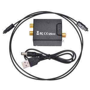 Sara-u Digital to Analog Audio Converter Optical Fiber Toslink Coaxial Signal to RCA