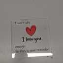 FreeJac I Love You Gifts for Her Him - Valentines Day Gifts for Girlfriend Wife Christmas Birthday Wedding Anniversary Keepsake Loving Acrylic Plaque Gifts for Boyfriend Husband Miss You Gifts